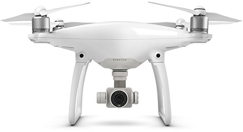 DJI Phantom 4 (Version UE) - Drone Quadricoptère avec Caméra - Offre 30-Min de Vol - Caméra 4K - Photos & Vidéos HD - Design Élégant - 5 Capteurs Optiques - Radiocommande avec Support Mobile