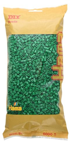 Hama – 205-18 – Midi Kreativset Beutel mit 6000 Perlen – Schwarz