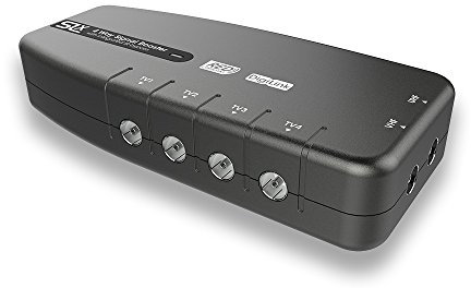Signal Booster, SLx TV Amplifier Four Output 27820BMR - Improve Picture Quality And Channel Reception - Boost Your HD TV/FM/DAB Signal. 4 Way - For HD and Freeview, Grey