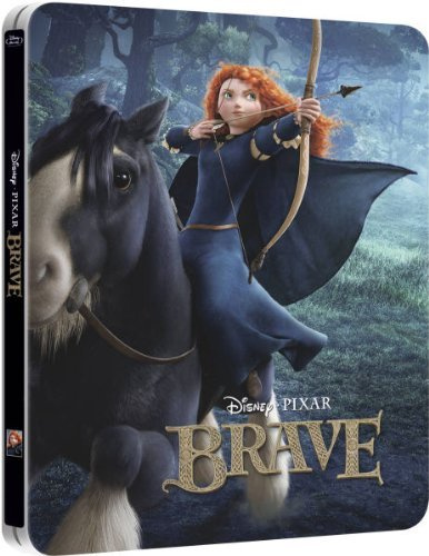 Brave 3D Blu-ray Gloss Finish Steelbook (Two-Disc Blu-ray / 3d + 2D) (2013) Zavvi Exclusive Limited to 4,000 copies, Region Free UK Import
