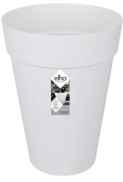Elho Loft Urban Round High 28cm Maceta - White | Ø 27.5 x Al. 35.8 cm | Apta para exterior