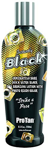 ProTan 50XX Instantly Black DHA Bronzing Lotion, Ultra Black 250 ml
