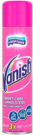 Vanish Oxi Action Upholstery & Carpet Cleaner, Stain Remover Foam for Large Area Cleaning, 600ml | Spring Flowers Fragrance | Cleans and Freshens your Carpet