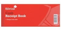 Silvine kvittobok 3 x 8 tum med motfolie 233
