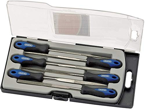 Draper 47817 Soft Grip Diamond Needle File Set of 6, 150mm