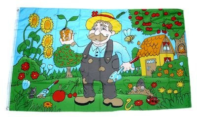 Fahne/Flagge Gartenfreund Garten 90 x 150 cm