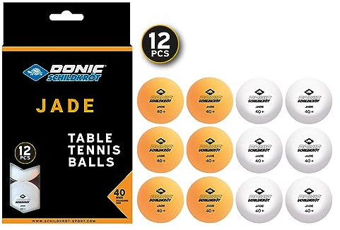 Donic T-One Bordtennisboll, Orange, Vit, 35 x 35 x 35 mm x 12 stycken