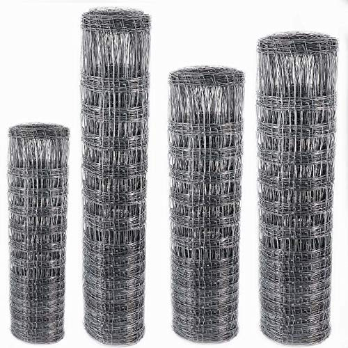 Stabilt vildstaket, 100 m från Aquagart, 100/10/30, staket, höjd 100 cm, 10, horisontella trådar, maskbredd: 30 cm + 1 trådspännare, gratis I maskstaket, rullstaket, skogsstaket, stängsel,