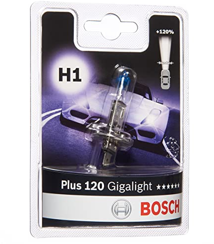 Bosch H1 Plus 120 Gigalight Fahrzeuglampe 12V 55W P14,5s (1 Stück)