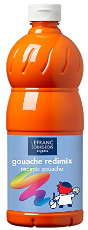 Lefranc Bourgeois - Tempor för barn, orange, 1 000 ml (Lefranc & Bourgeois 188025)