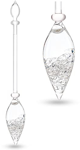 VitaJuwel DIAMONDS Edelsteinphiole mit echten Diamantsplittern (4 ct.) & Bergkristall für Innere Stärke und Energie