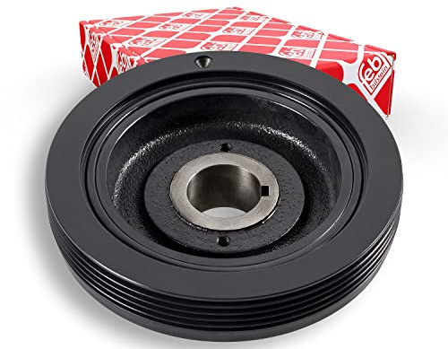febi bilstein 27721 Riemenscheibe (entkoppelt) für Kurbelwelle, 1 Stück | Kompatibel mit: CITROËN BX, BX Break, C15 Kasten/Großraumlimousine, C15 Kombi, C25 Bus, C25 Kasten, PEUGEOT 205 I, 205 II