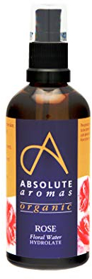 Absolute Aromas Agua de Rosa Búlgara Orgánica Certificada 100ml - Spray Tonificante Facial Puro, Natural, Nutritivo e Hidratante - Apto para todo tipo de piel (100ml)