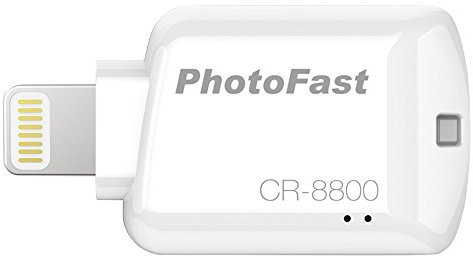PhotoFast CR8800W Lecteur de carte mémoire externe Blanc