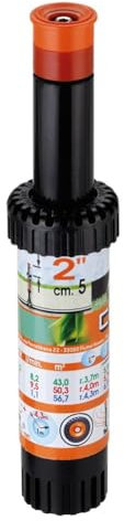 CLABER - Irrigatore Da Interro Statico Pop Up Fisso A 360° Claber 90041 Alzo 2