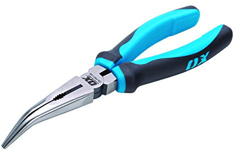 OX Pro Bent Long Nose Pliers - 200mm (8)