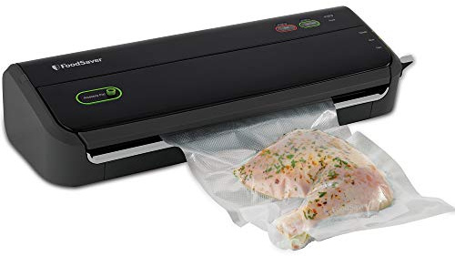 FoodSaver Vacuum Sealer Machine with Starter Vacuum Seal Bags & Rolls