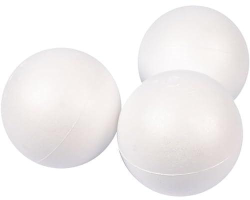 Creativ Styroporkugeln, D: 10 cm, Weiß (25 Stück)