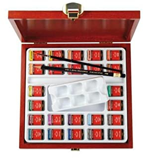 KOH-I-NOOR 01636S2405DK Meister Satz von Künstler- Aquarell Farben 24, bunt, 2,9 x 21,1 x 21,9 cm