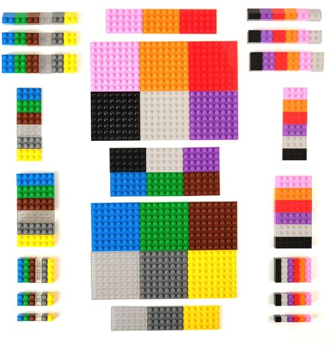 Strictly Briks Spielzeugbaustein, 12 leuchtende Farben, 1008 Teile, klassisches Baustein-Starterset für Kinder, 100% kompatibel mit Allen großen Ziegelmarken