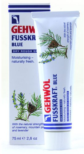 Gehwol Fusskraft Blaue Fußcreme, reichhaltige Creme für trockene raue Haut