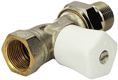 TA Heimeier HK-Regulierventil Mikrotherm Durchgang, Rotguss vernickelt 3/4 Zoll, 0122-03.500