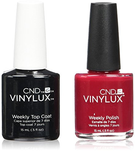Vinylux CND Duo - Top Coat plus Rose Brocade, 1er Pack (1 x 30 g)