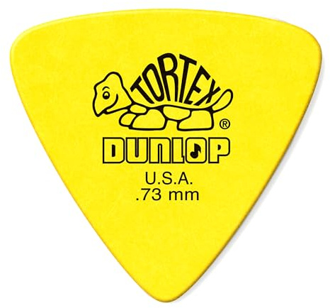 JIM DUNLOP Plektrum Tortex Triangel 0,73mm 72 Stück