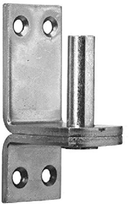 Pollmann®Baubeschläge Kloben auf Platte D2 weit, Dorn Ø 20 mm, feuerverzinkt, 2 Stück