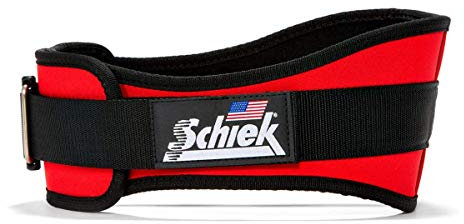 Schiek Sports Gewichthebergürtel Modell 2006 (ROT, XS(61-71cm))