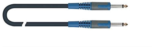 QUIK LOK – RKSI/200-4,5 Cavo Strumento Jack Mono 6,3 mm, 4,5 m, Nero, Serie ROK SOLID, Basso Rumore, Connettori Dorati