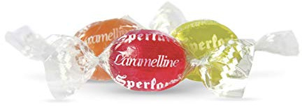 Sperlari - Caramelos de Fruta Surtidos con Aroma de Albaricoque, Naranja, Guinda, Bolsa de 1 kg