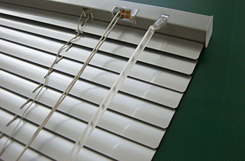 Unbekannt Alu Jalousie Silber - Breite 40 bis 240 cm - Höhe 130/160 / 220 cm - Tür Fenster Rollo Jalousette Aluminium Fensterjalousie Lamellen Metall (40 x 160 cm)