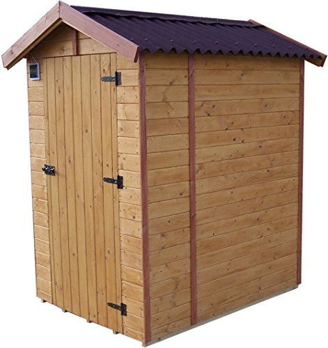 Abri WC Panneaux de Bois avec Lave, 1.81m2, 16mm