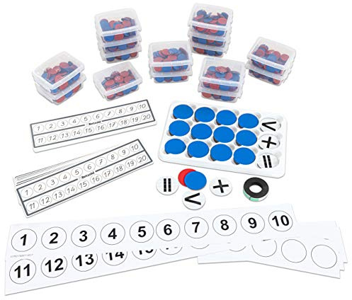 Betzold Rechnen mit magnetischen Wendeplättchen | Ideal für die Grundschule, Mathematik, Zahlenverständnis, Lernmittel