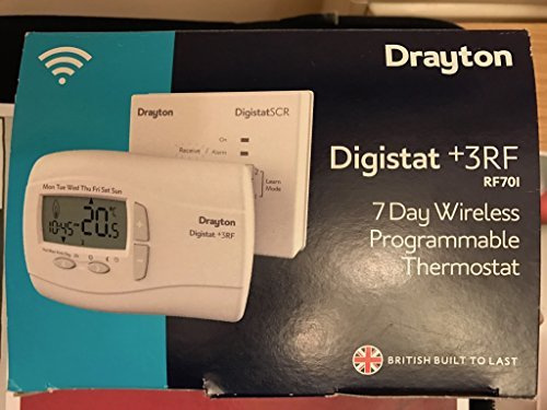 Drayton RF701 Digistat +3RF Thermostat and Receiver by Drayton