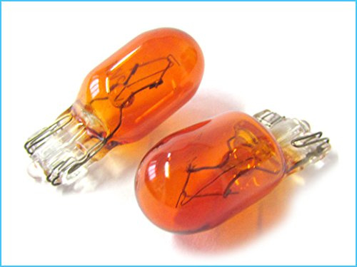 CARALL Blister 2 Halogenlampor T10 WY5W 12V 5W orange orange glasbas W2,1x9,5d