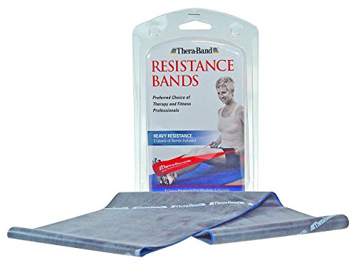 Thera Band ORIGINAL Übungsband Fitnessband Physioband, 1,5 m 2er Set