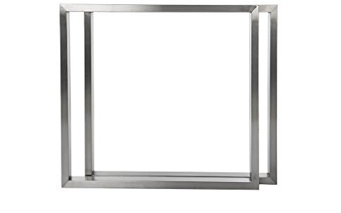 KTC Tec Tischgestell Edelstahl TRG 50x30 900 Untergestell Kufen Tischuntergestell, 2 STK