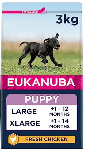 Eukanuba Chien Chiot Nourriture sèche Pour Grande Race Poulet 3Kg