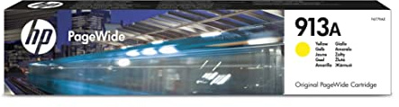 HP 913A Gelb, Original Druckerpatrone | Tinte für HP PageWide Pro 352, 452, MFP 377, 477, ~3000 Seiten (F6T79AE)