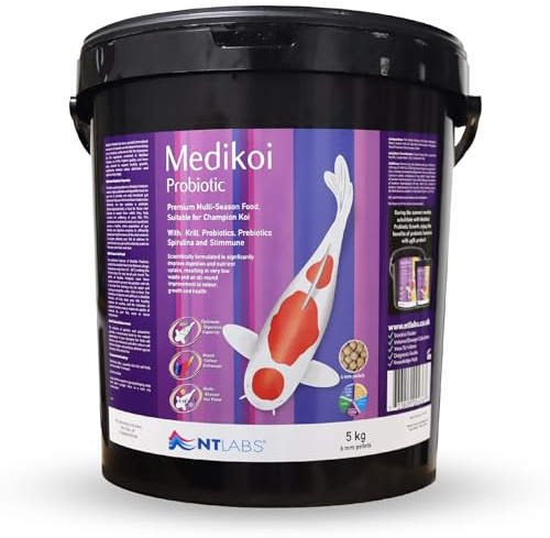 NT Labs Medikoi Probiotic Multi-Season Pond Fish Food 6mm Pellets (5kg)