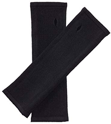 Enter the Complex® Armstulpen, Pulswärmer mit Daumenloch, Merino Wolle, Damen und Herren, Schwarz