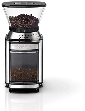 Cuisinart Coffee Burr Grinder | At-home coffee grinder | 4-18 cups | 18 grind settings | Different brew strengths - espresso, cold brew, latte, cappuccino | dishwasher safe | easy-to-use