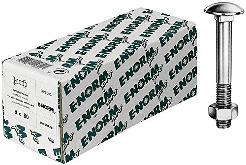Format 4317784148832 – DIN 603 Mu galZn M12 x 180 HP Sechskantmuttern