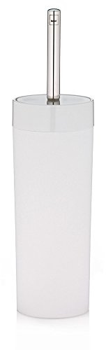 Kela toalettset plast i vitt, 9 x 9 x 37,5 cm