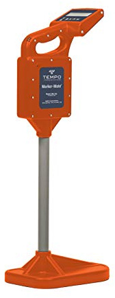 TEMPO EML-100 Marker-Mate Electronic Locator for Buried Utility Markers, 9-Frequency Underground Water Gas Fiber Telecom Power Line Detector, 5-Foot Depth, 20-Hour Battery, Weather-Resistant