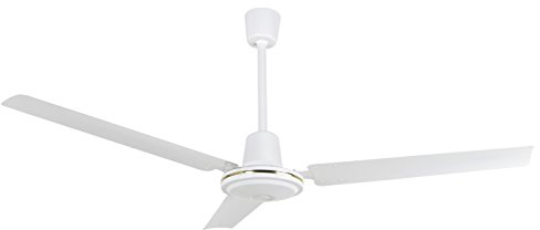 Ventilatore da soffitto Orbegozo CF 86140, diametro 140 cm, 70 W, 5 velocità, comando a parete, 3 pale in metallo, bianco
