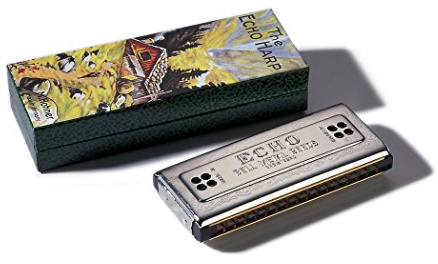 Hohner 54 Echo Mundharmonika, Moll b-flat-f