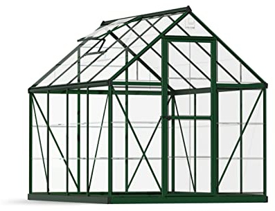 Canopia by Palram Serre de Jardin Harmony 4.6m² (Verte) Cadre en Aluminium, Panneaux en Polycarbonate, Résistant aux UV